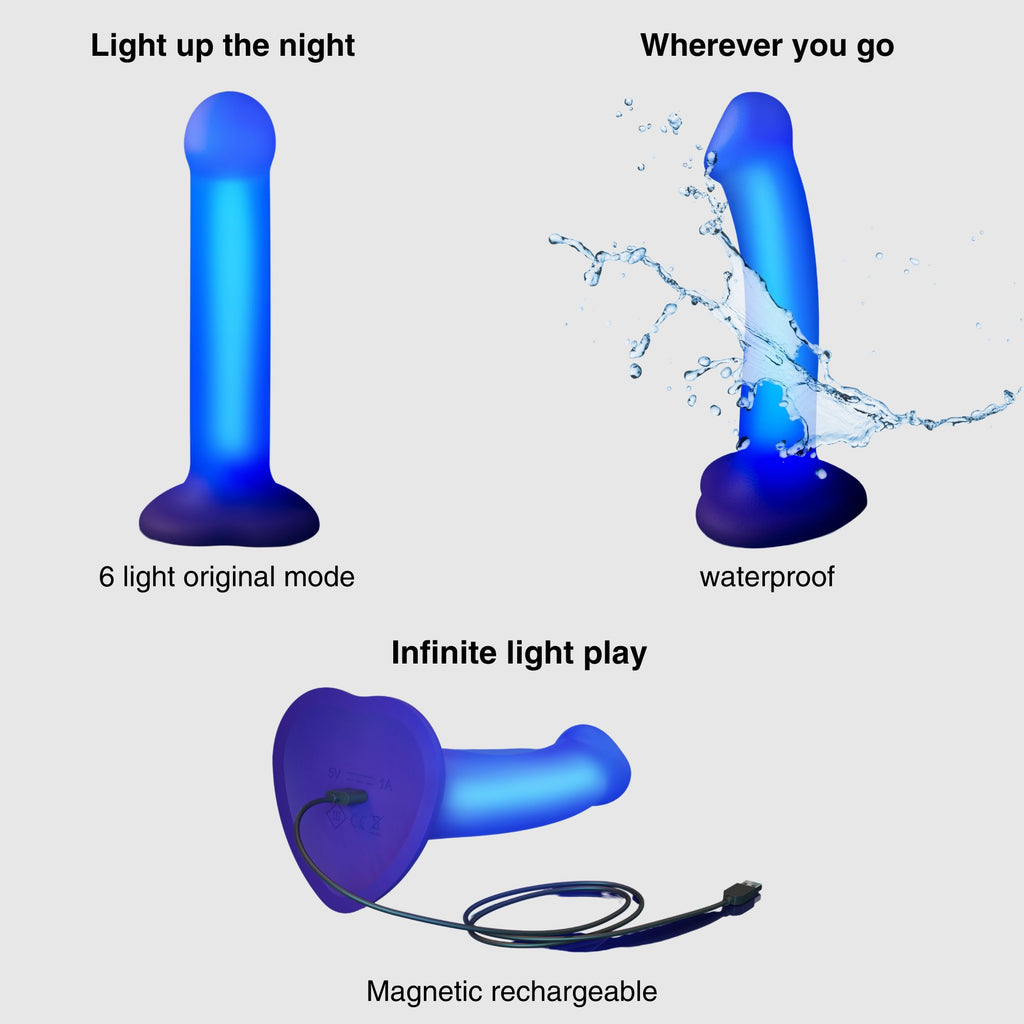 Strap On Me Glow LED Dildo