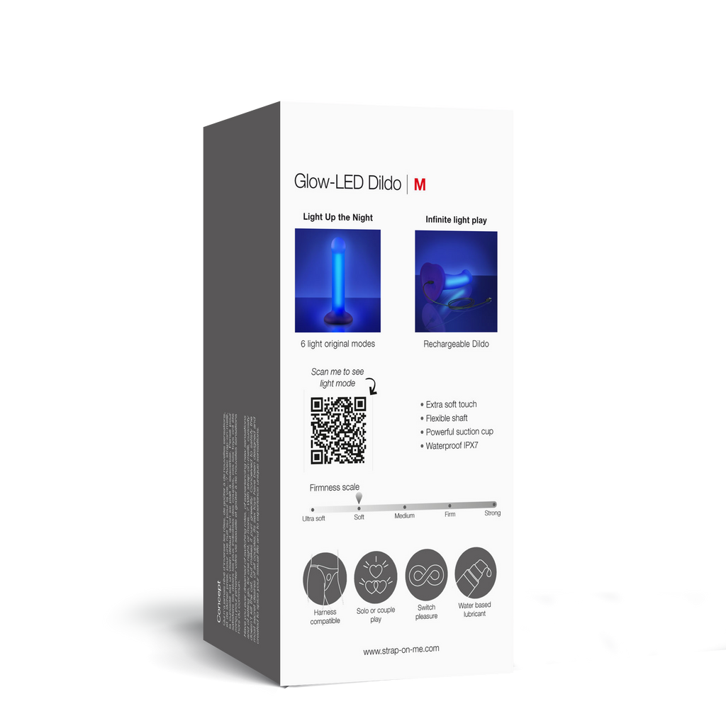 Strap On Me Glow LED Dildo