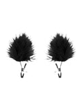 Black Feather Nipple Clamps