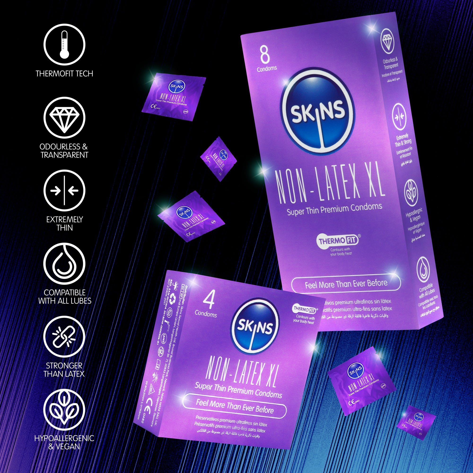 Skins XL Non Latex Condoms