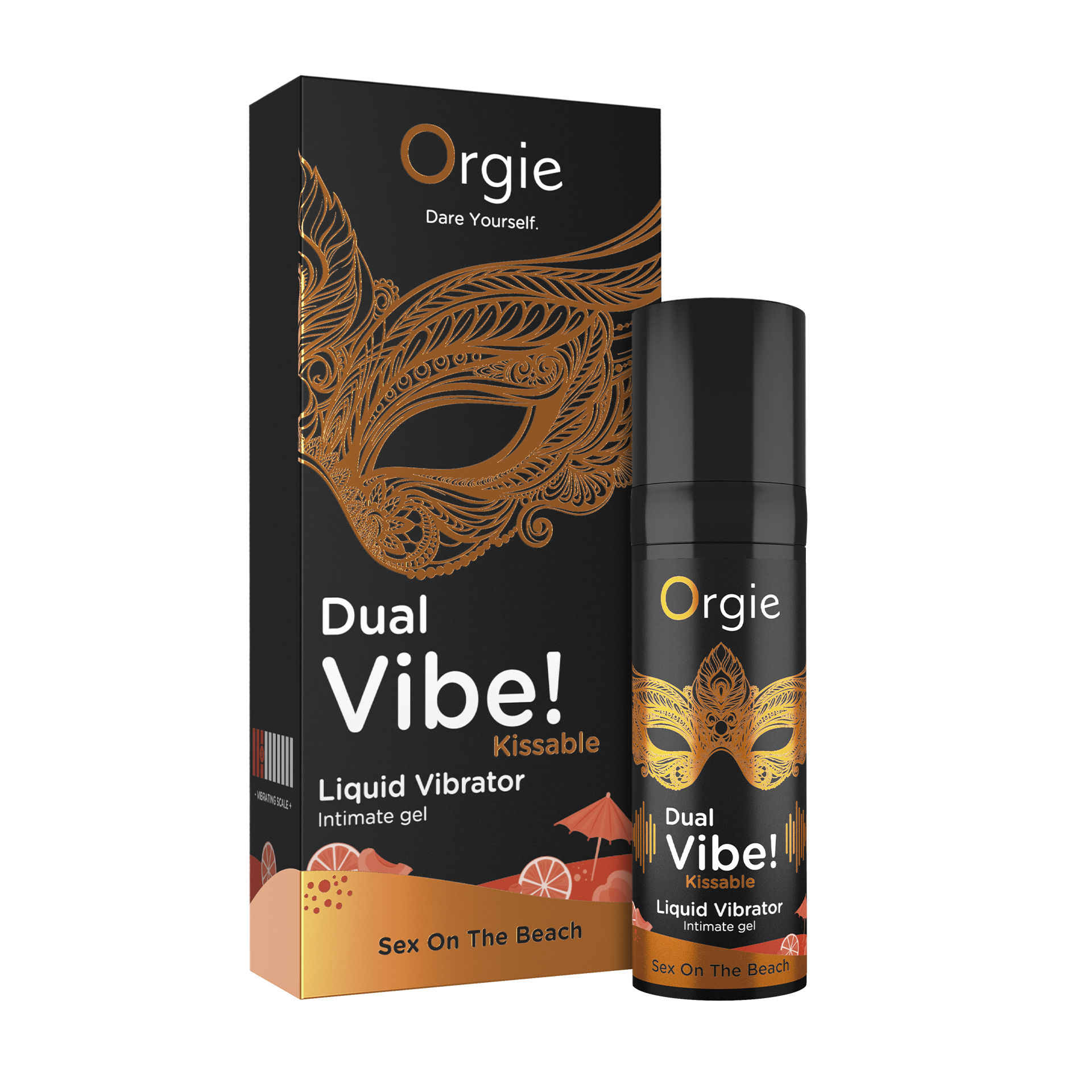 Orgie Dual Vibe - Kissable Liquid Vibrator - Sex On The Beach