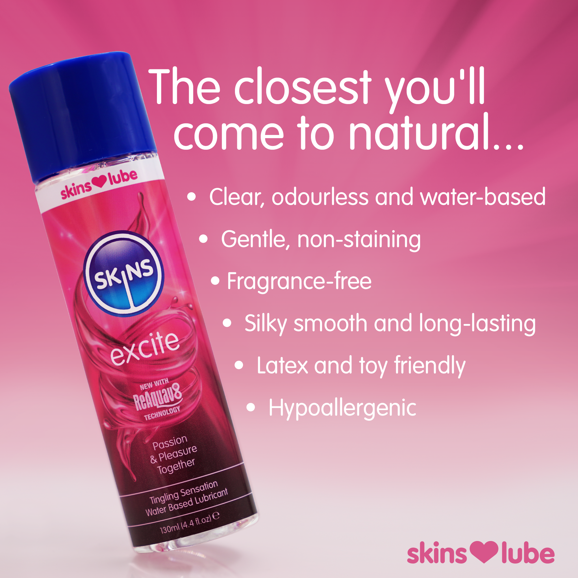 Skins Tingling Water Based Lubricant