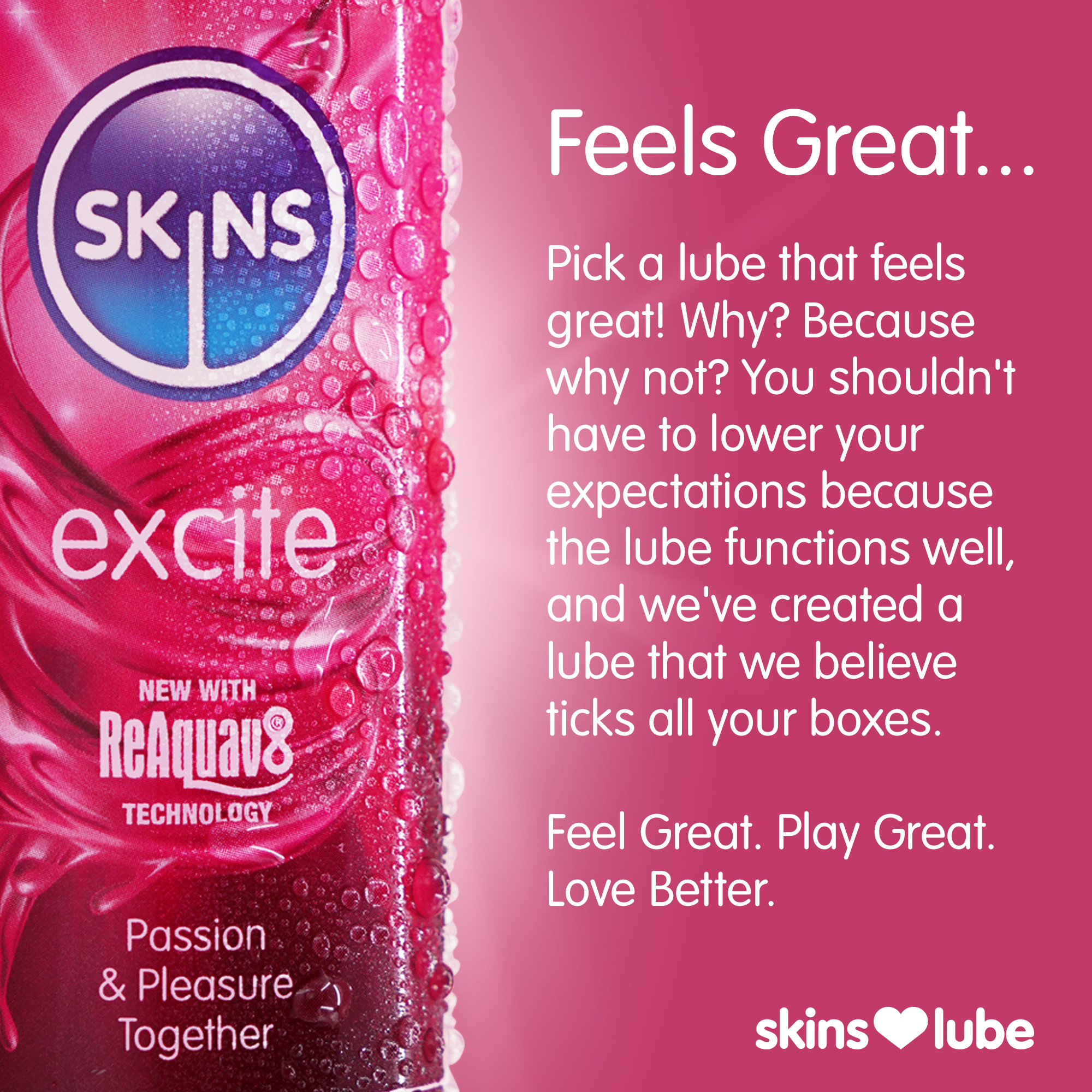 Skins Tingling Water Based Lubricant