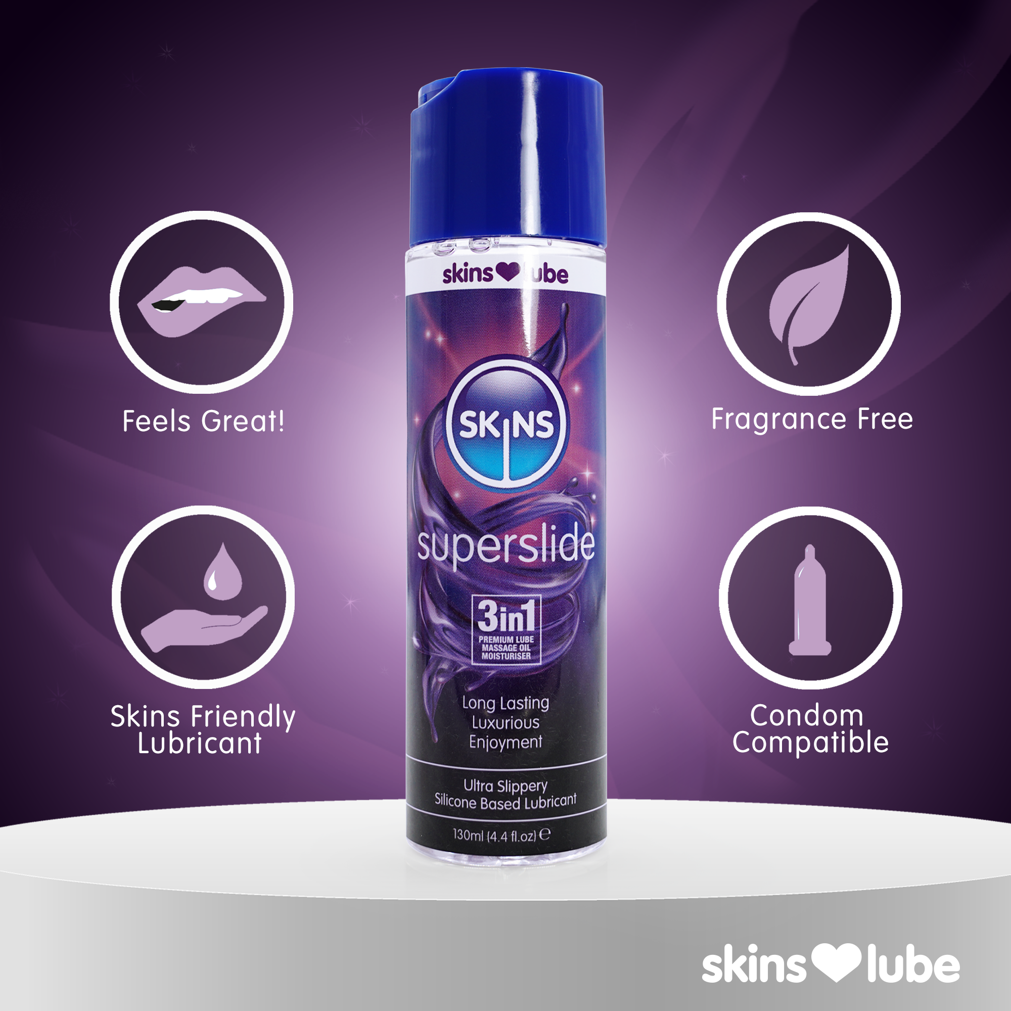 Skins Super-slide Silicone Based Lubricant
