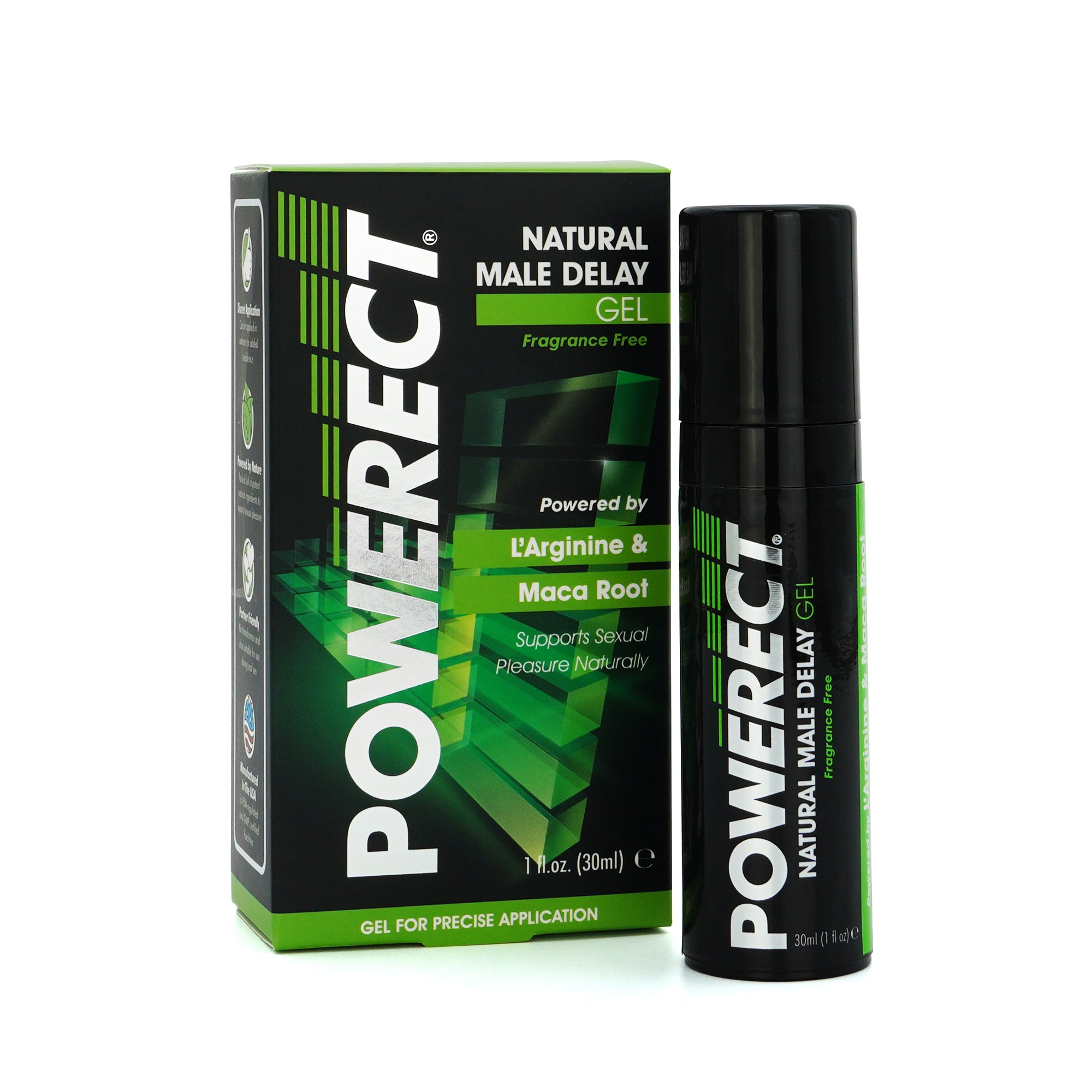 Powerect Natural Delay Gel / Serum 30ml (Fragrance Free)