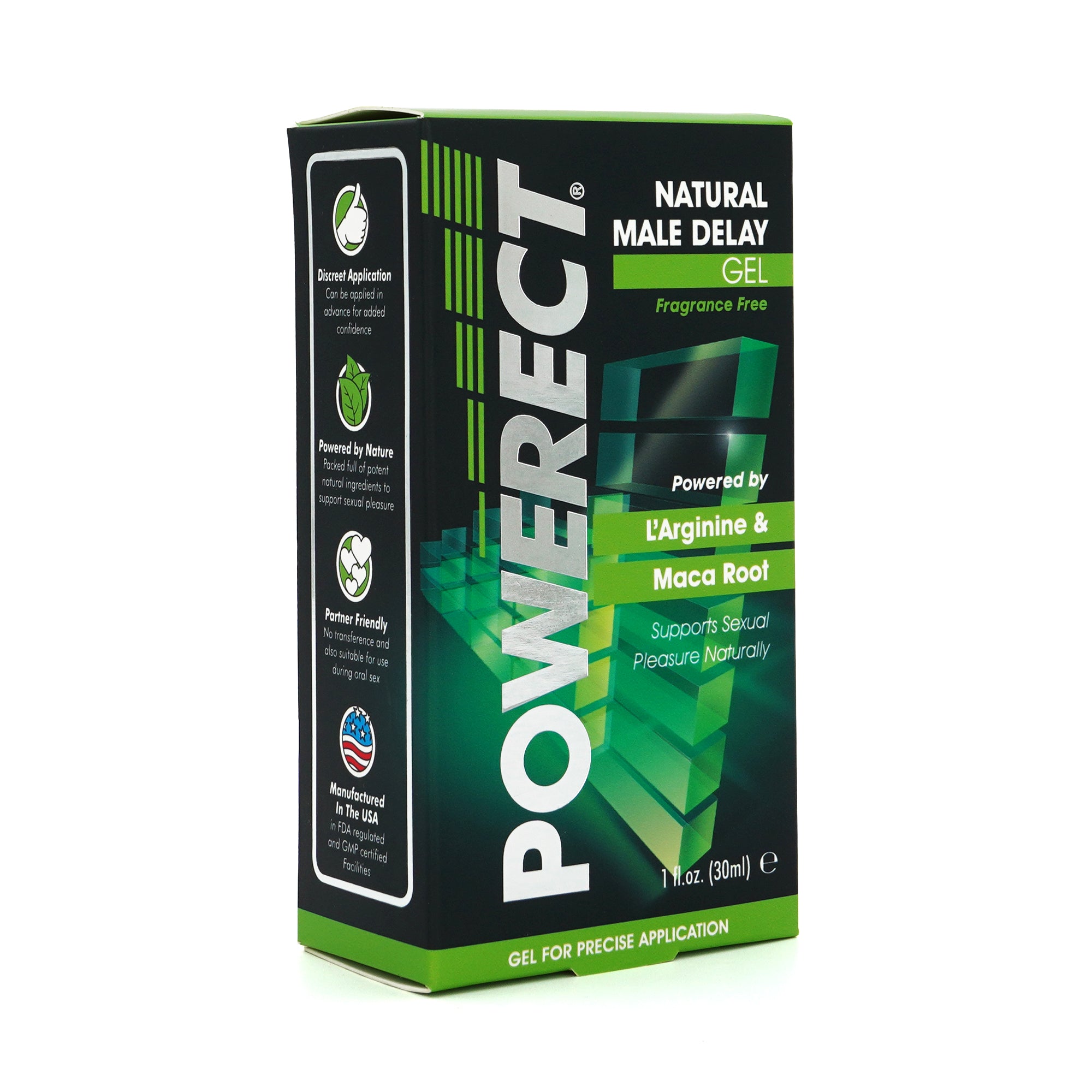 Powerect Natural Delay Gel / Serum 30ml (Fragrance Free)