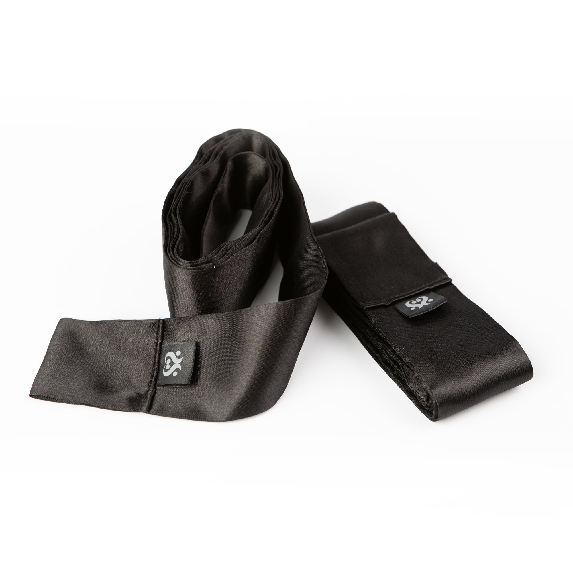 SEI MIO-Night In Tied Satin - 2 x Silk Sash Restraints