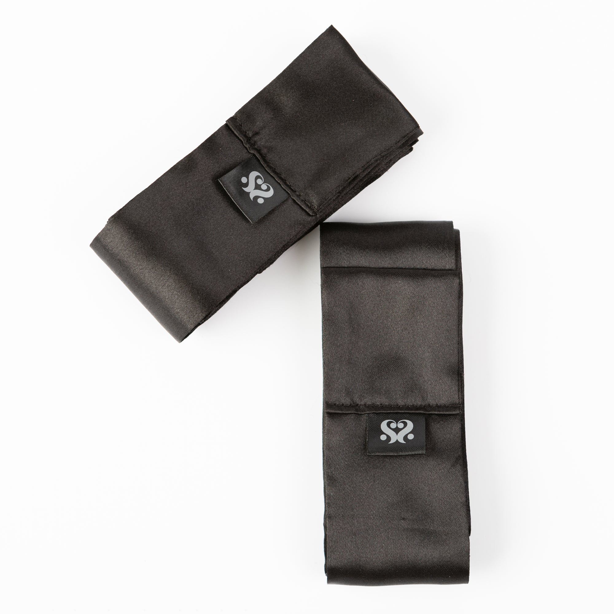 SEI MIO-Night In Tied Satin - 2 x Silk Sash Restraints