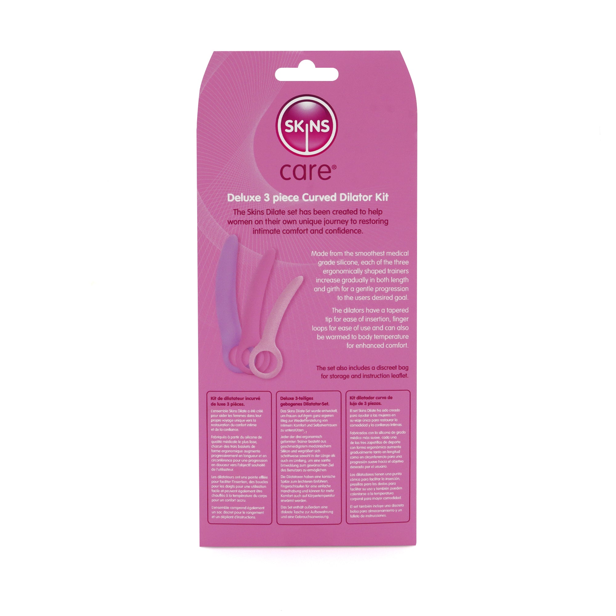 Skins Care 3 Piece Curved Dilator Kit (Sizes S–M)