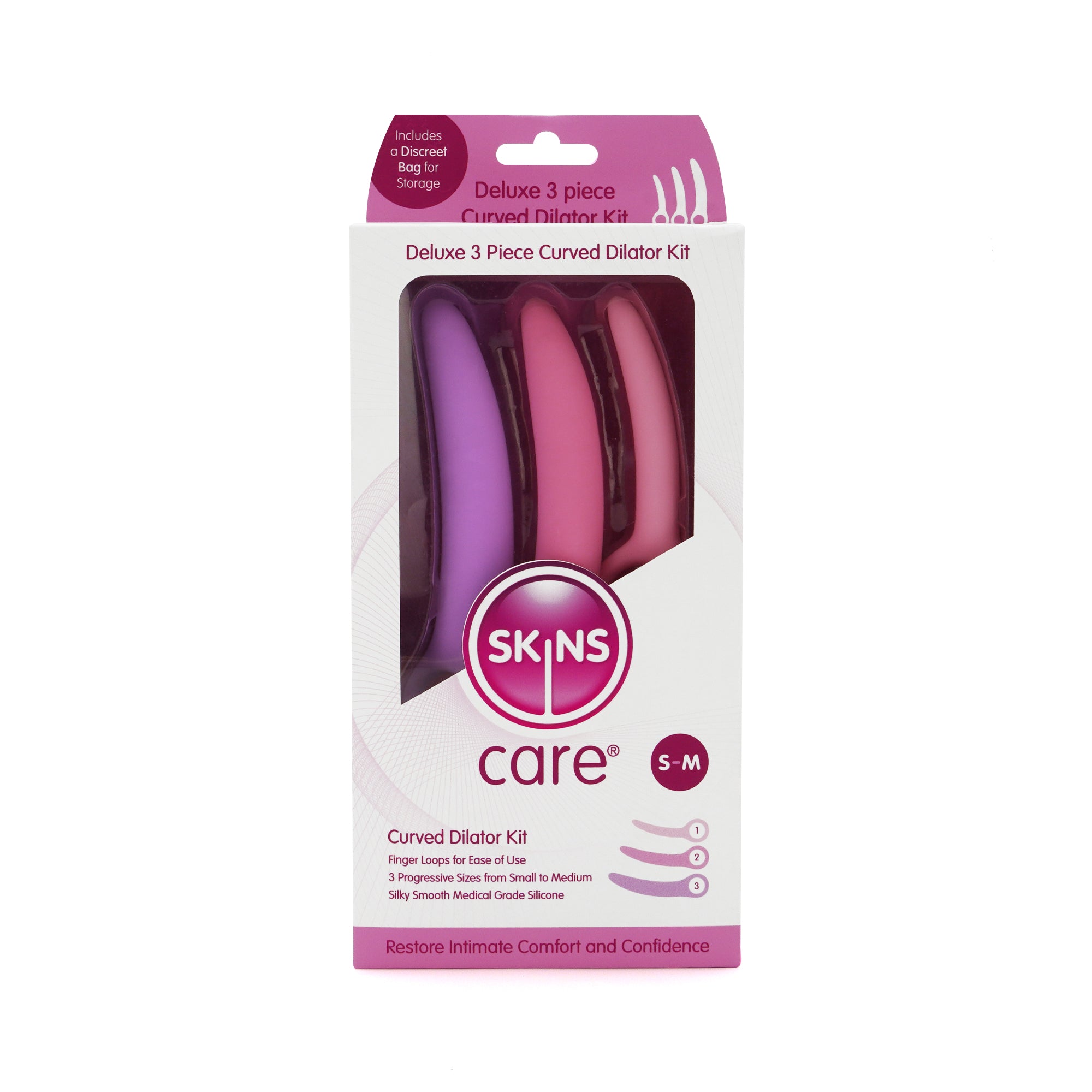 Skins Care 3 Piece Curved Dilator Kit (Sizes S–M)