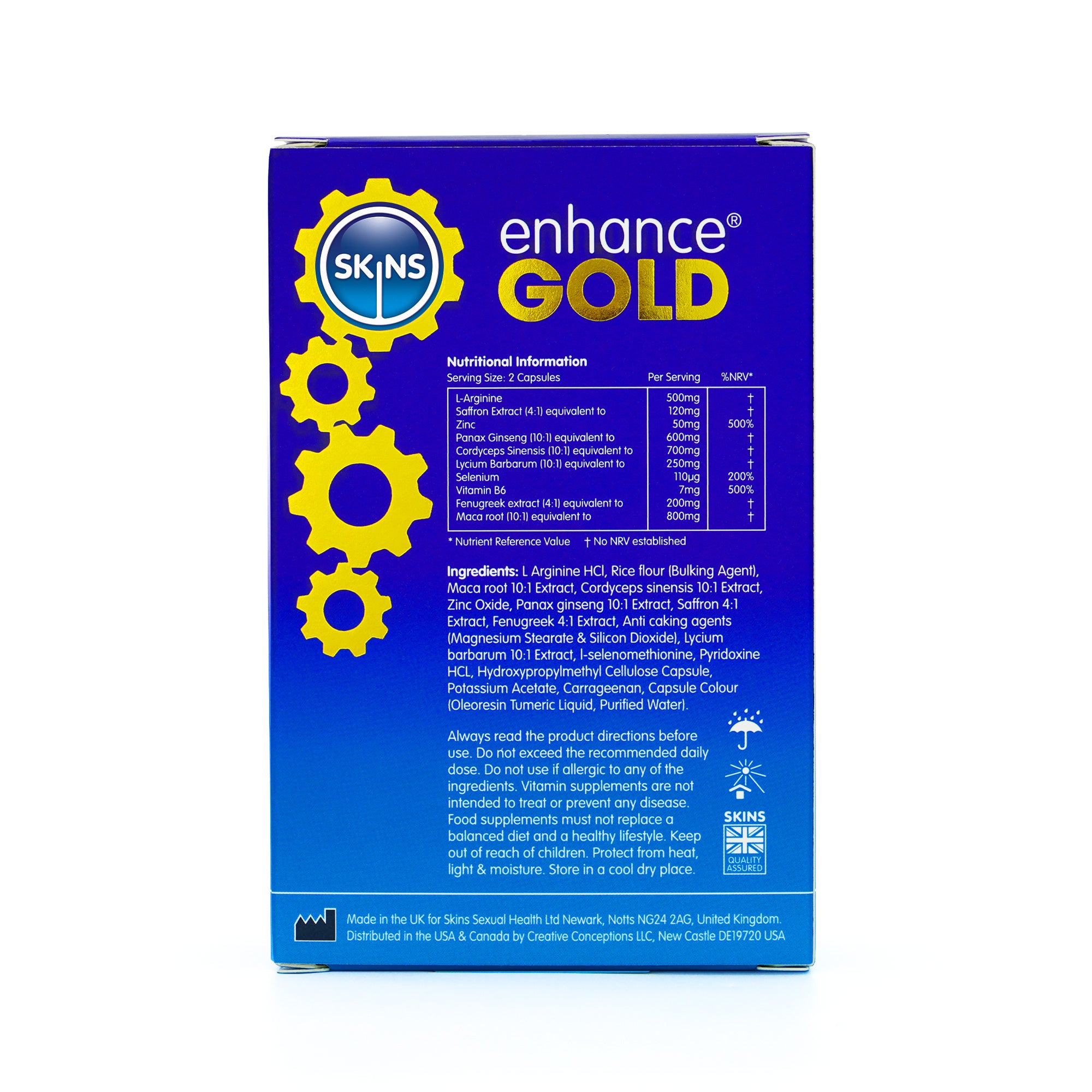 Skins Enhance Gold Pill