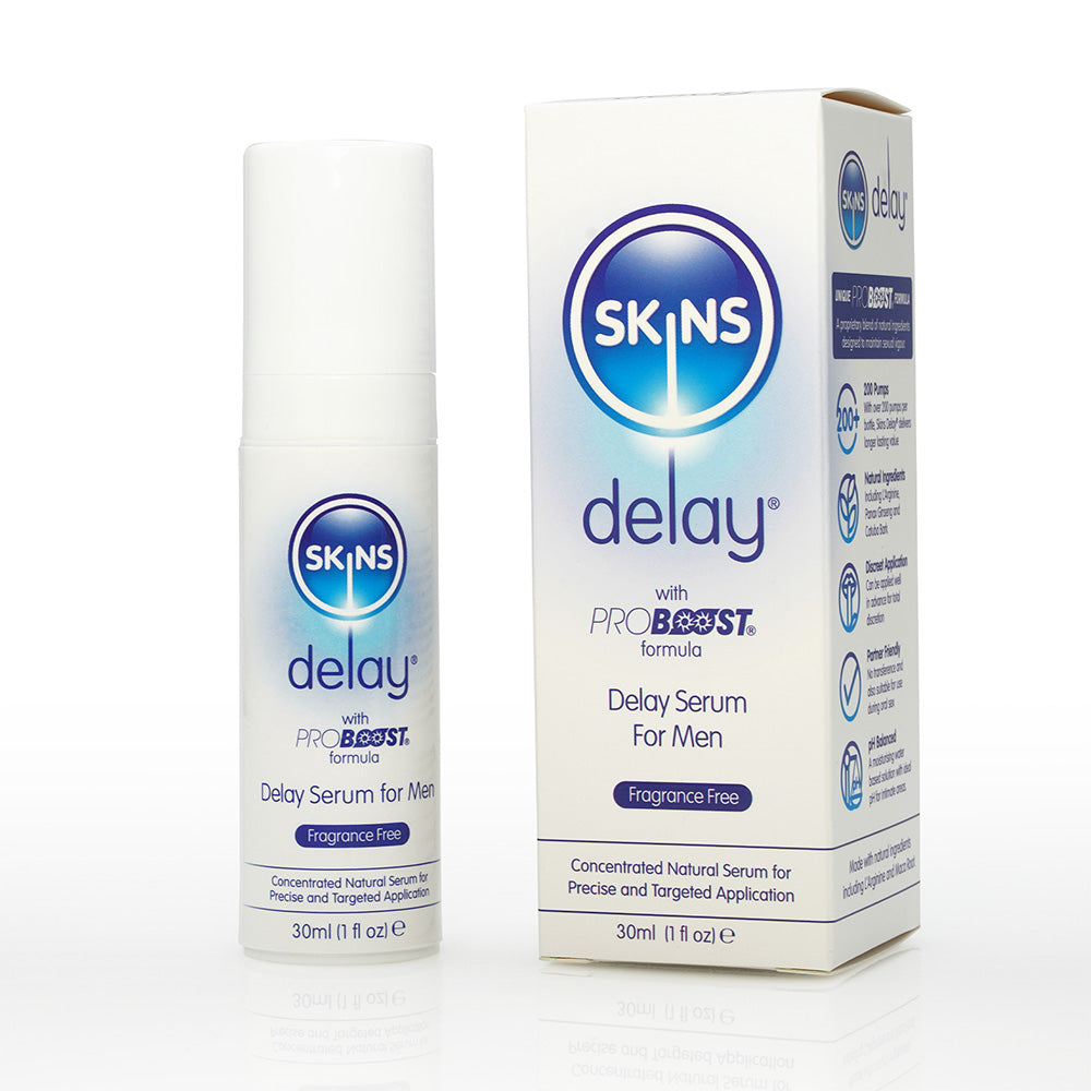 Skins Natural Delay Serum 30ml Fragrance Free