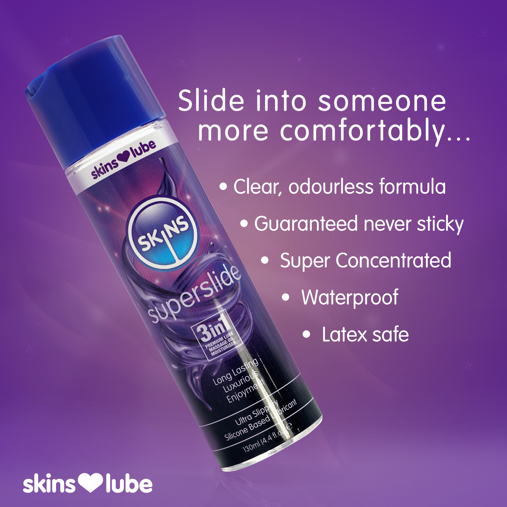 Skins Super-slide Silicone Based Lubricant