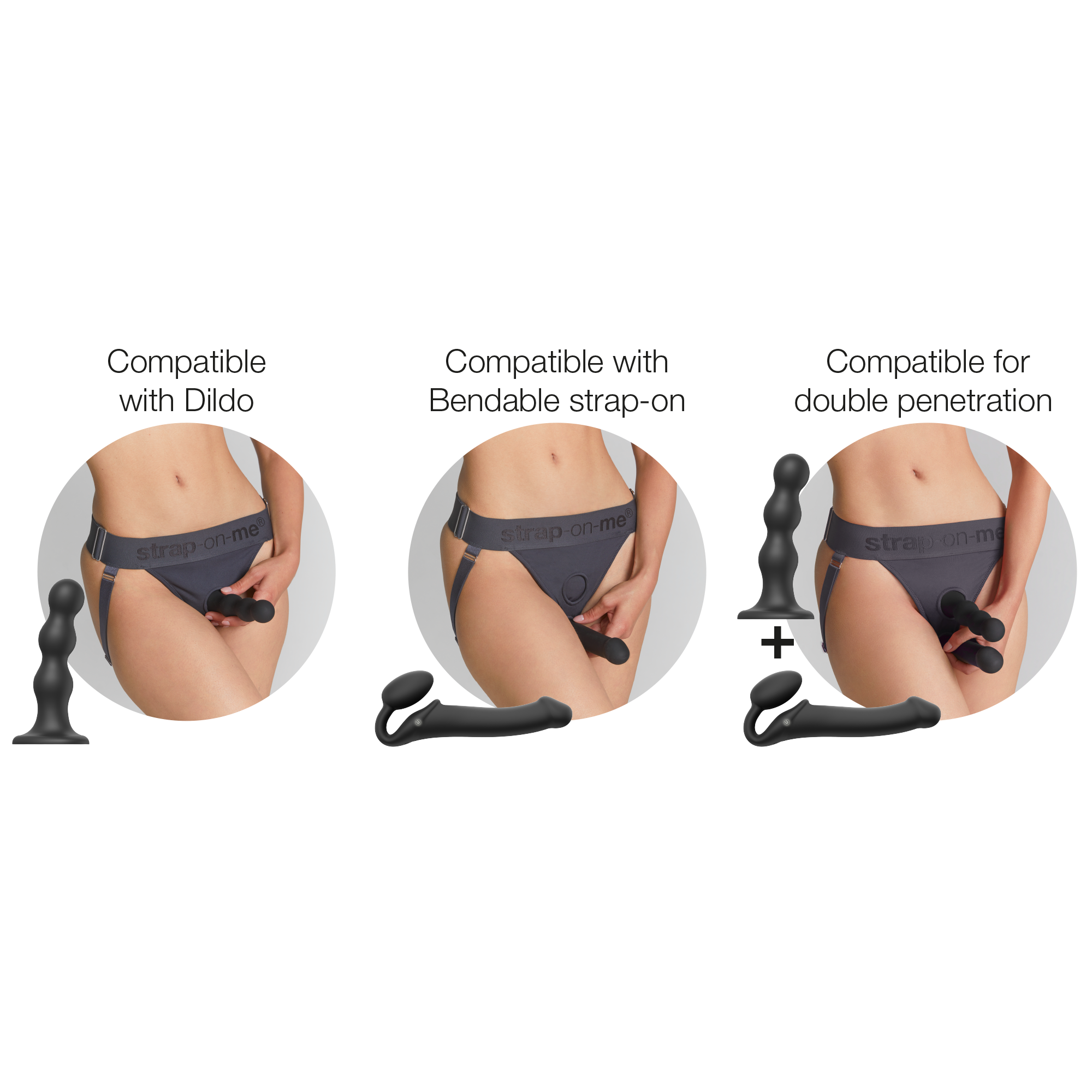 Strap On Me Unique Harness Red One