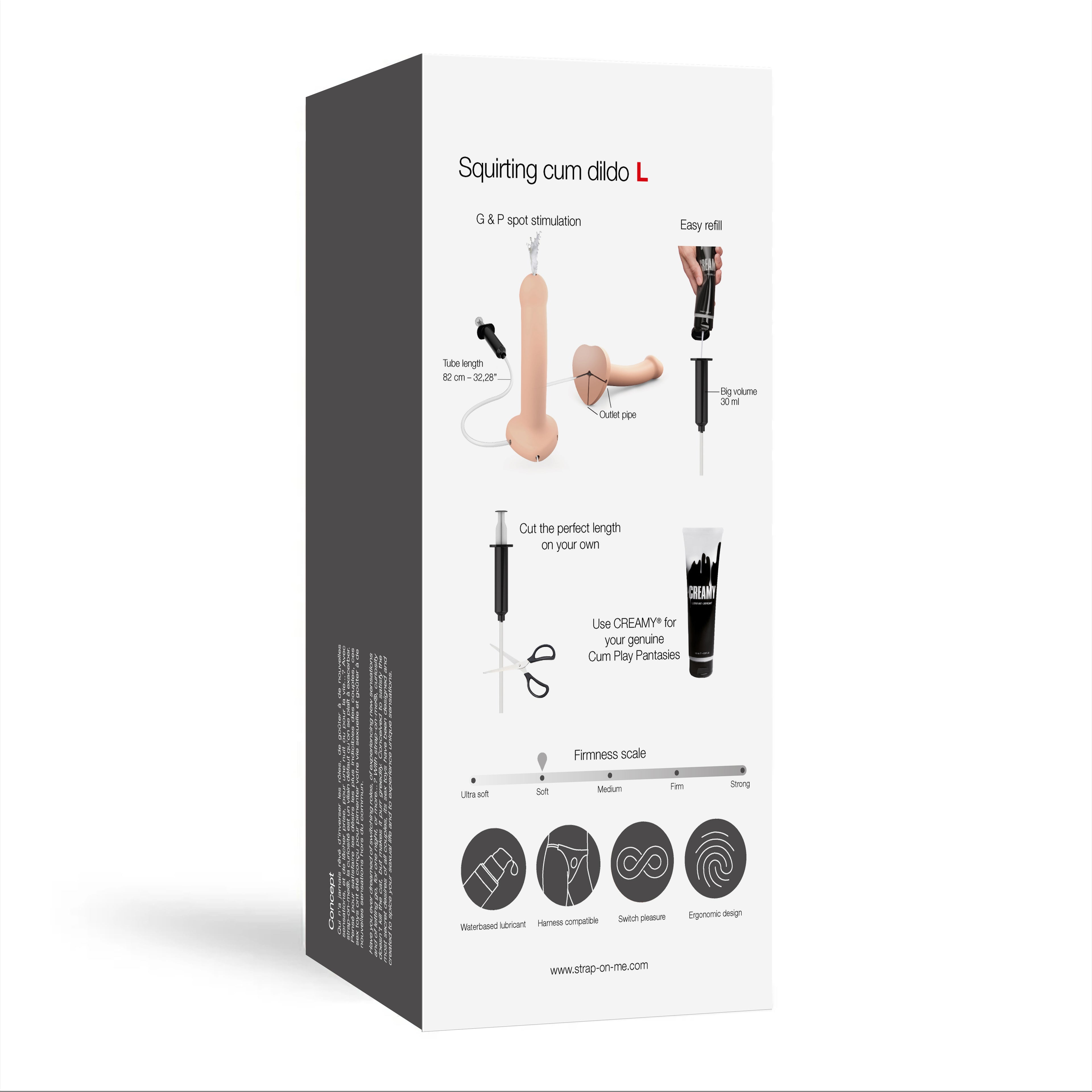 Strap On Me Squirting Cum Dildo