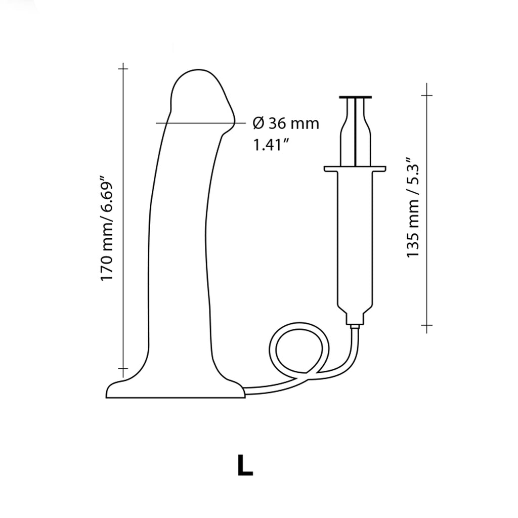 Strap On Me Squirting Cum Dildo