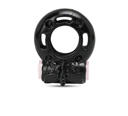 Black Vibrating Cock Ring