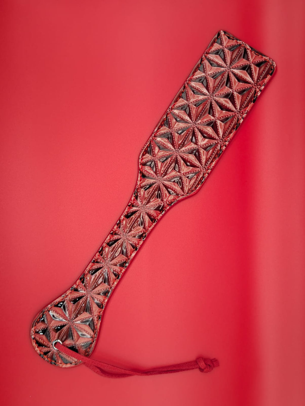 Red Embossed Paddle