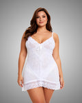 White Nightdress and Thong Set